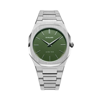 Orologio D1 Milano Uomo Moss Ultra Thin 40 mm in Acciaio D1-UTBJ06 - D1-UTBJ06